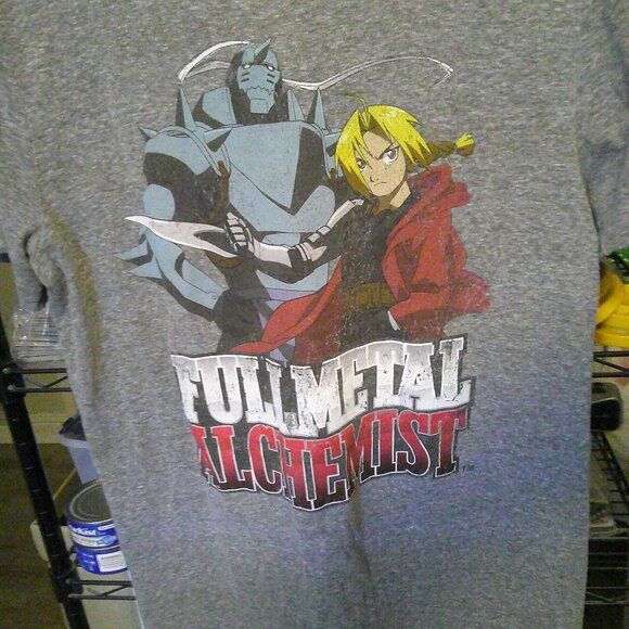 XS Mens Full Metal Alchemist T Shirt-Good Condition - Picture 1 of 1